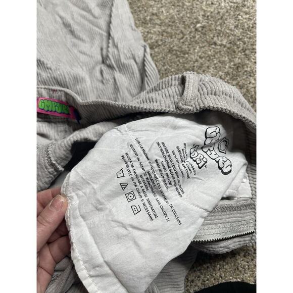 Empyre Corduroy Skate Pants Gray Size 7 Skater 90s Grunge Hip Hop Y2K - Picture 6 of 9